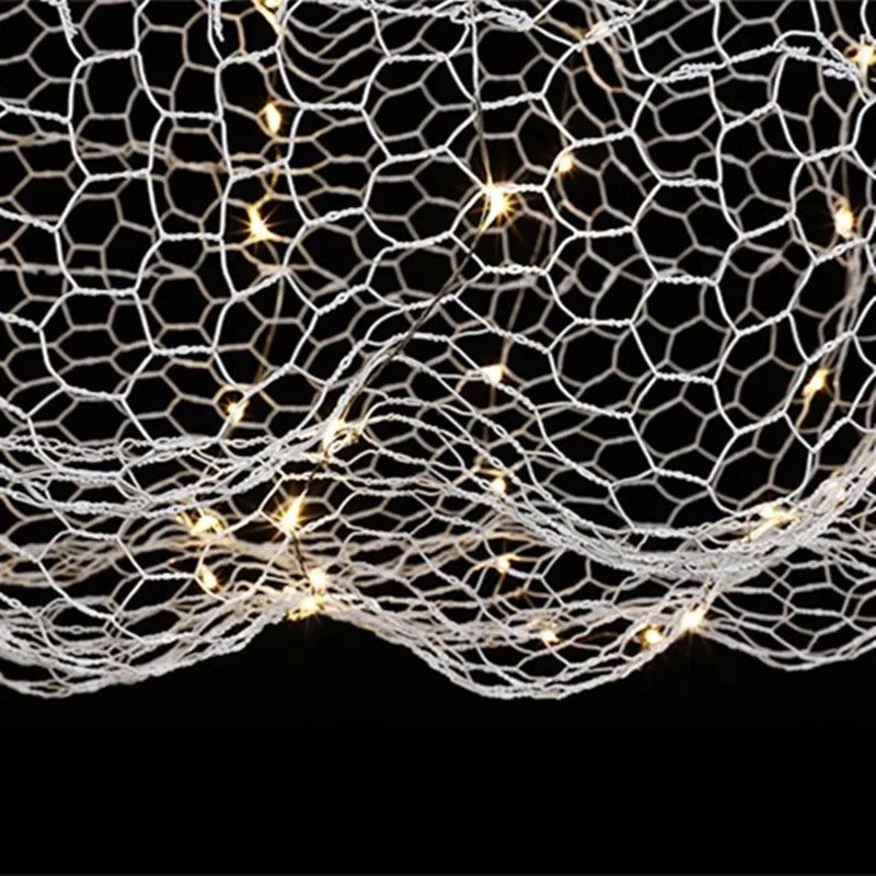 Art Decor Hollow Cloud Pendant Lights For Living Room Bedroom Staircase Danish Design Lamp Industrial Loft Firefly Chandelier