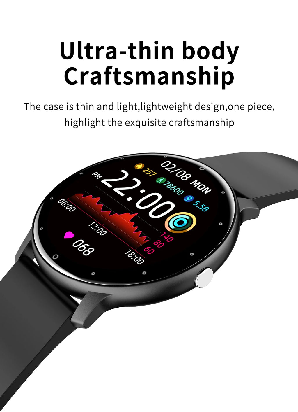 LIGE 2025 Smart Watch Women Men Lady Gift Sport Fitness Watches Heart Rate Monitor Waterproof Smartwatch For Xiaomi Android IOS