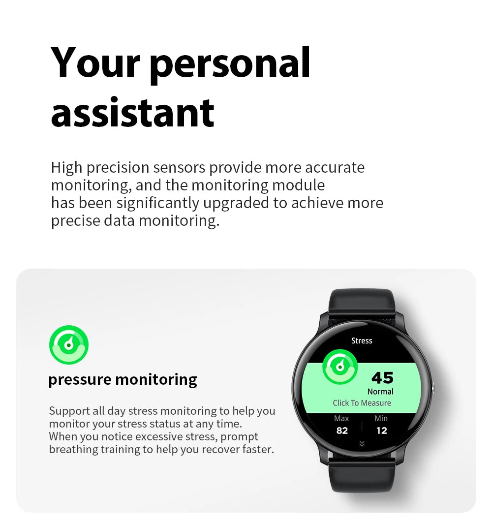 LIGE Smart Watch Women Men Bluetooth Call Sports Fitness Watches Heart Rate Health Monitor Smartwatch Ladies For Android iOS New