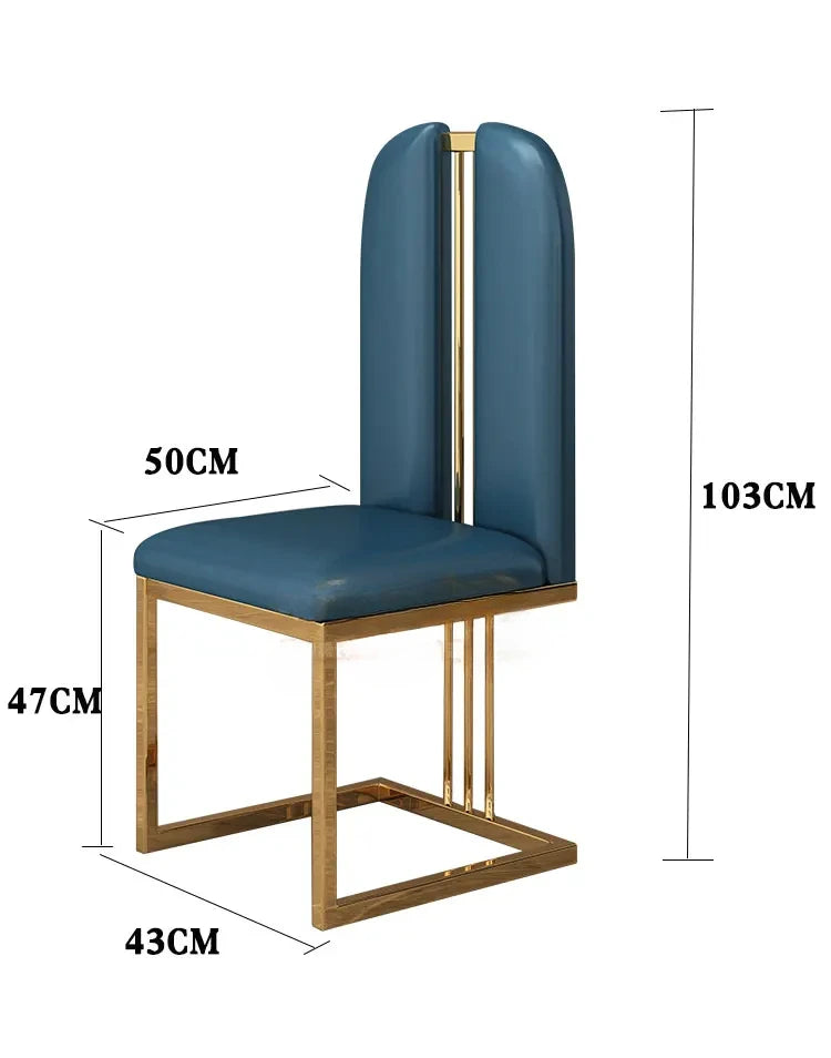 Unique Luxury Table Chairs Modern Legs Metal Design Rectangular Dining Table Space Saving Nordic Mesa De Comedor Funiture