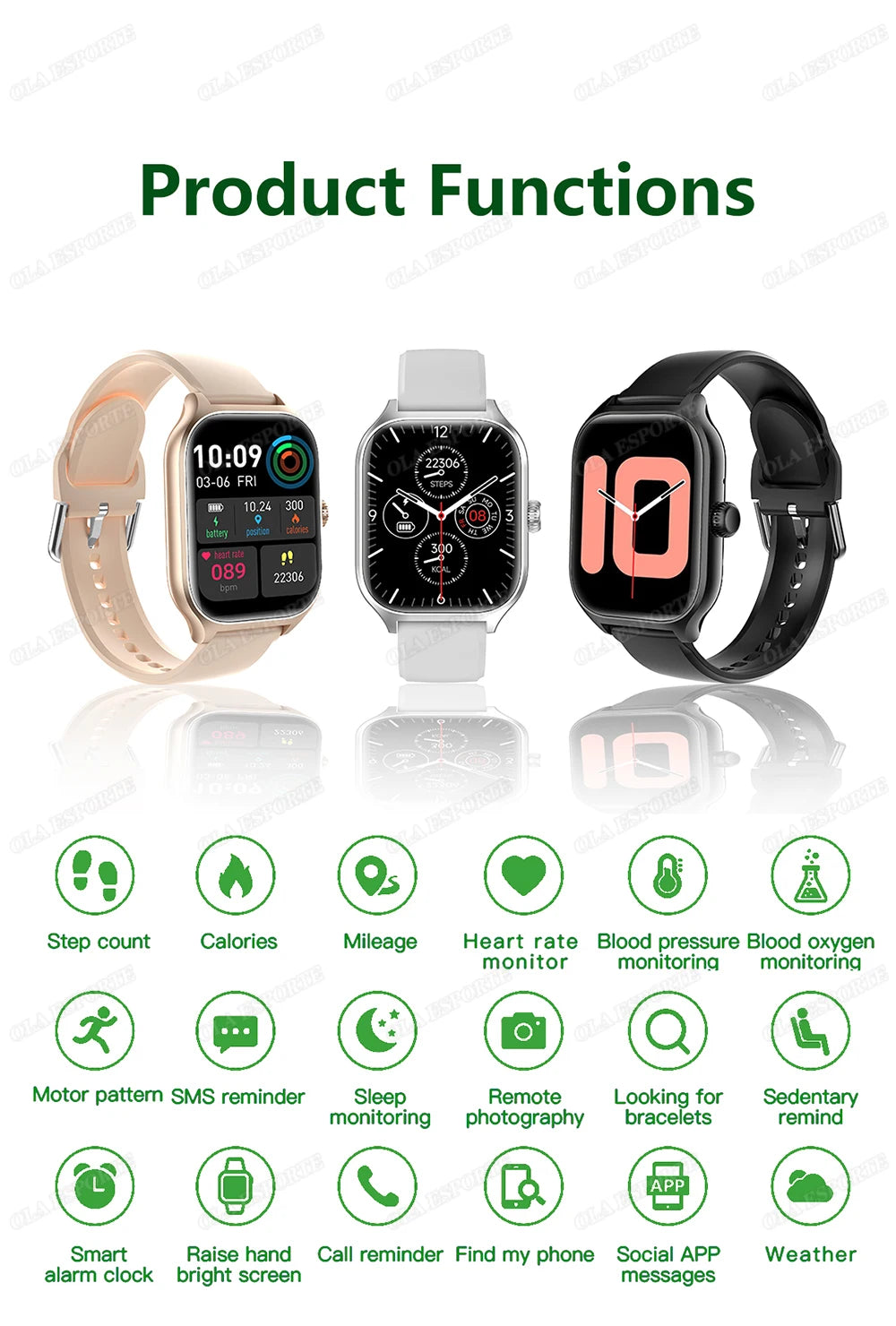 Women SmartWatch Men 2.01 Amoled Phone Call Diy Watch Face Sport Fitness Tracker Heart Rate Smart Watch Waterproof