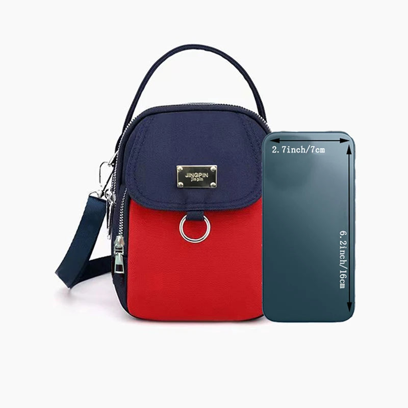 Neutral style backpack for men and women, suitable for travel and photography, multi-layered pocket, cross-body bag