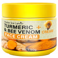 Turmeric & Bee Venom Cream Contains Collagen and Bee Venom Facial Care Moisturizing Cream Deeply Nourishes, Suitable for Dry, Rough and Skin