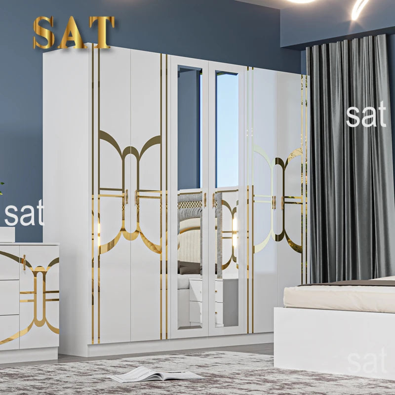 Simple Modern King Room Full Set Home Du Luxury Wood Frame Bedroom Furniture Set