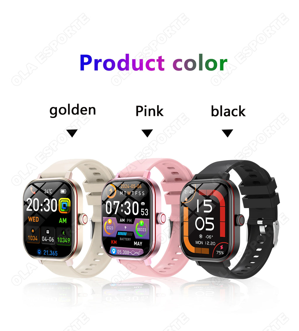 Multifunctional Smart Watch Men Women Bluetooth Connected Phone Music Fitness Sports Bracelet Sleep Monitor Smartwatch 2026 New