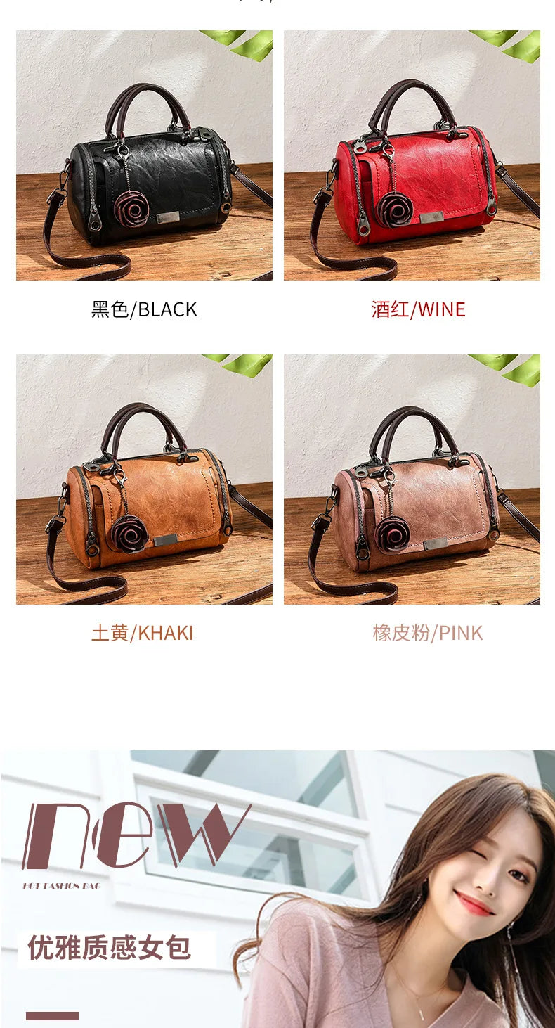 New  shoulder Bag for 2025 luxury designer handbag women Handbags leather Printed monogram single shoulder straddle bag