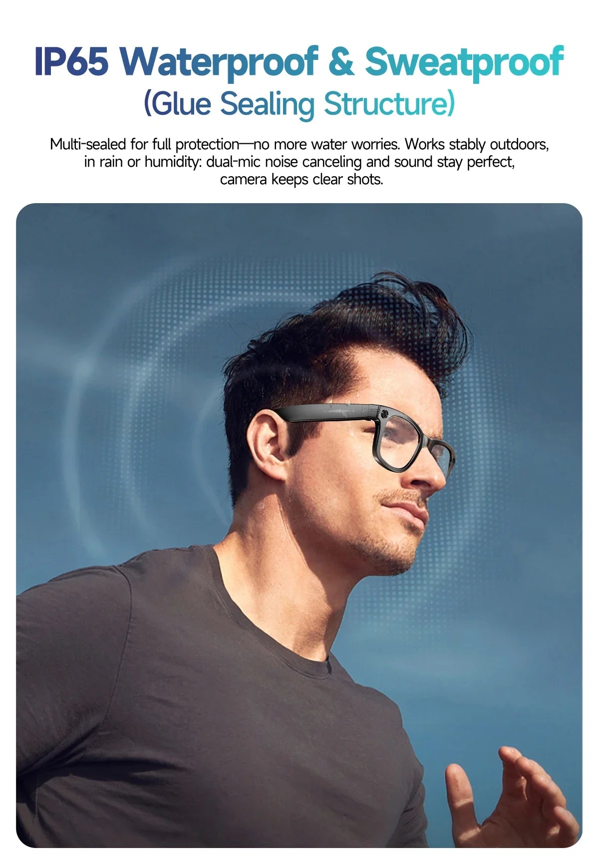 Smart AI Translation Smart Glasses Take Photos Recognizing Objects 4K Camera Bluetooth Music Call Intelligent Recording Glasses