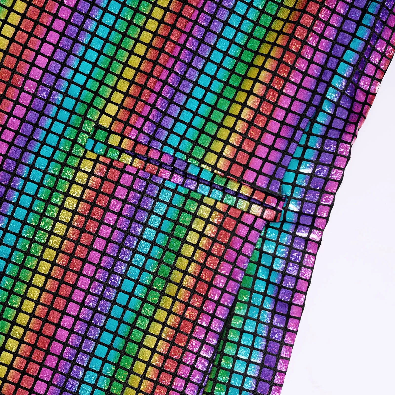 Men's New Cool Performance Set, Sequin Gold Stamping Business Casual Two-piece, One-row Two-button Slim-fit Blazer + Trousers