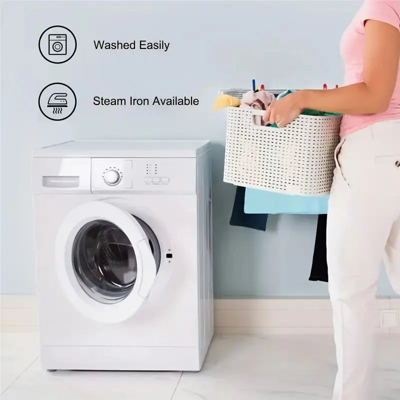 2pcs - Christmas gingerbread house and cedar tree pattern printed curtains, pole bag curtains, home decoration, room decoration