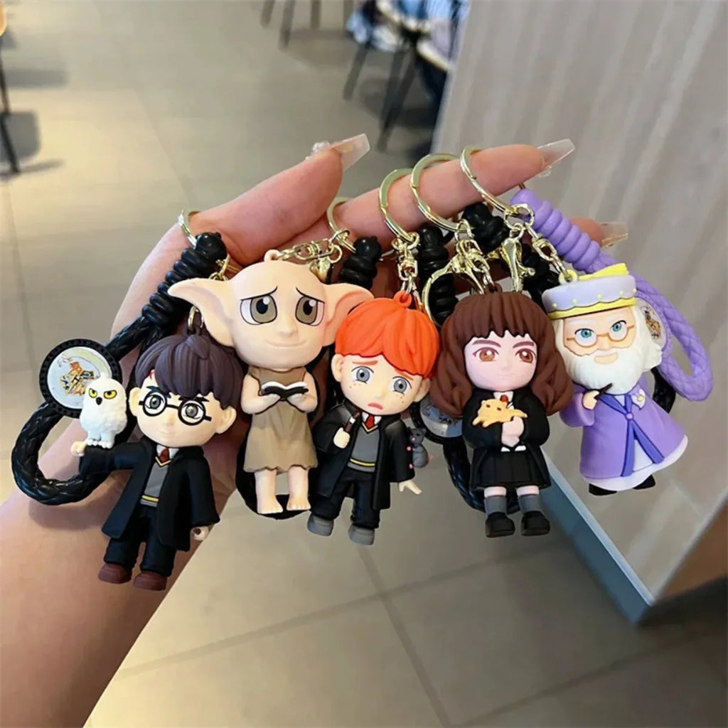 New Keychain for Harry Potter Anime Toys Bags Cute Doll Potter Pendant Couple Key Chain Halloween Christmas Gifts Jewelry 2026