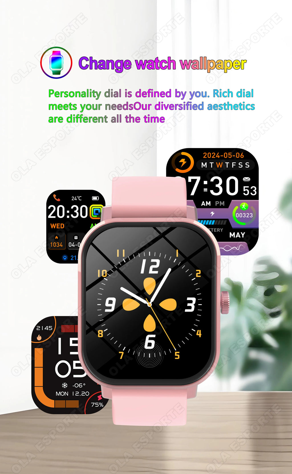 Multifunctional Smart Watch Men Women Bluetooth Connected Phone Music Fitness Sports Bracelet Sleep Monitor Smartwatch 2026 New