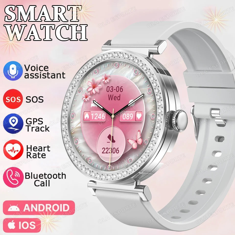 New ECG Monitor Smartwatches Bluetooth Call Heart Rate Blood Pressure/Oxygen Sleep Monitor Waterproof Sports Smart Watch Women