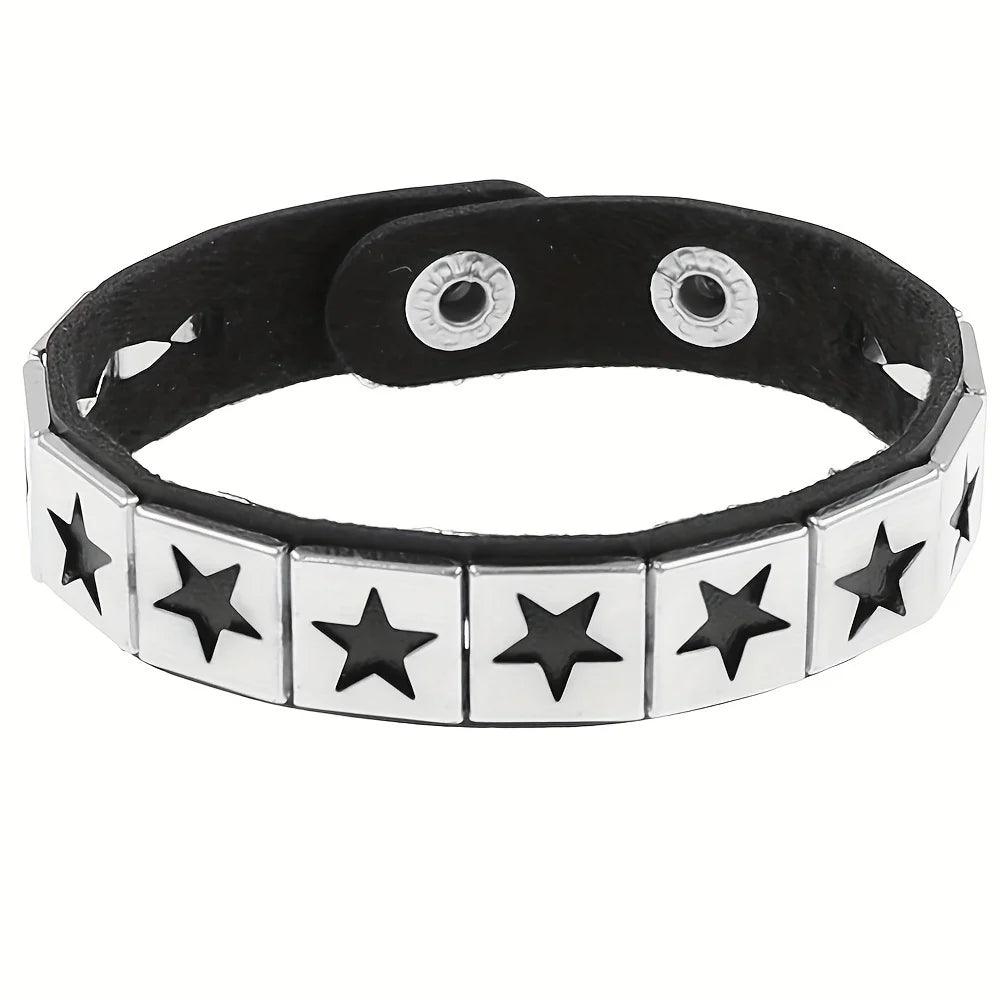 Fashion Gothic Punk Retro Multi Chain Street Dance Bracelet For Cosplay Party Birthday Lovers Gifts