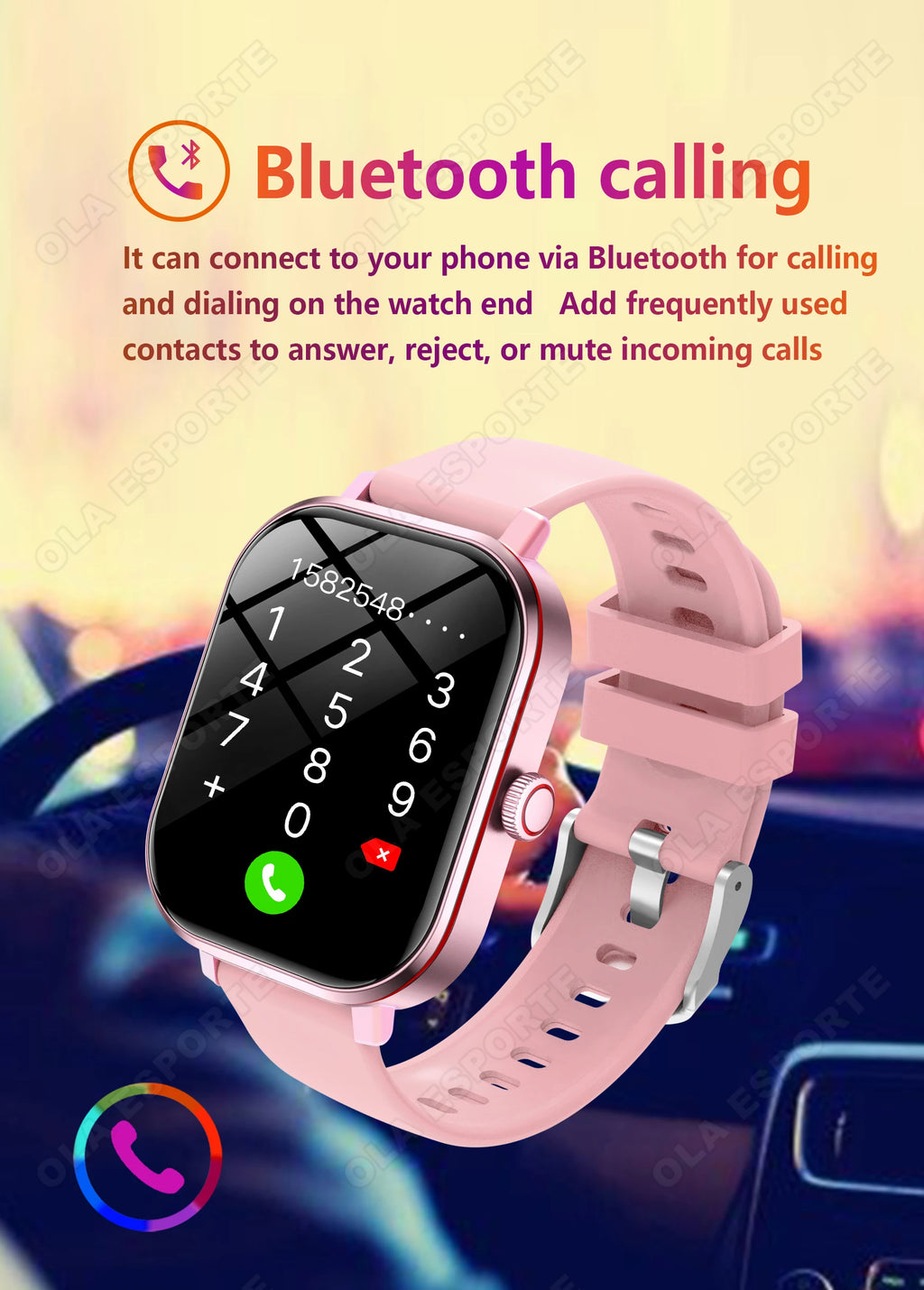 Multifunctional Smart Watch Men Women Bluetooth Connected Phone Music Fitness Sports Bracelet Sleep Monitor Smartwatch 2026 New