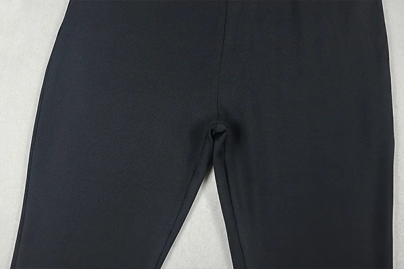 Waistless Jumpsuit Women Sexy Backless Sleeveless Summer Solid Stretch Skinny Midnight Activity Workout Slim Overalls