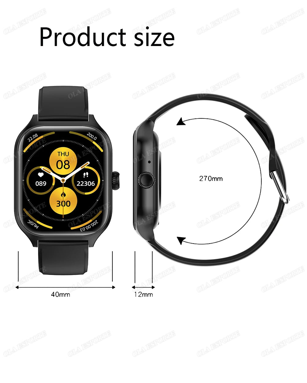 Women SmartWatch Men 2.01 Amoled Phone Call Diy Watch Face Sport Fitness Tracker Heart Rate Smart Watch Waterproof
