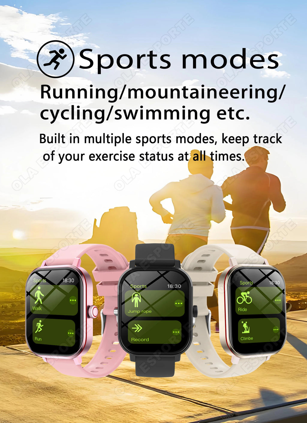 Multifunctional Smart Watch Men Women Bluetooth Connected Phone Music Fitness Sports Bracelet Sleep Monitor Smartwatch 2026 New