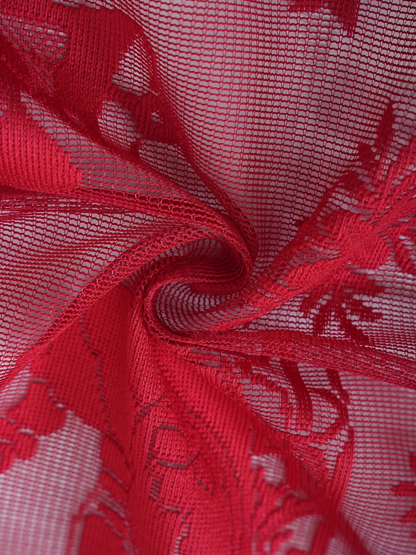 American Red Lace Sleigh Santa Christmas Curtains for Living Room Bedroom Window Festive Atmosphere Decorative