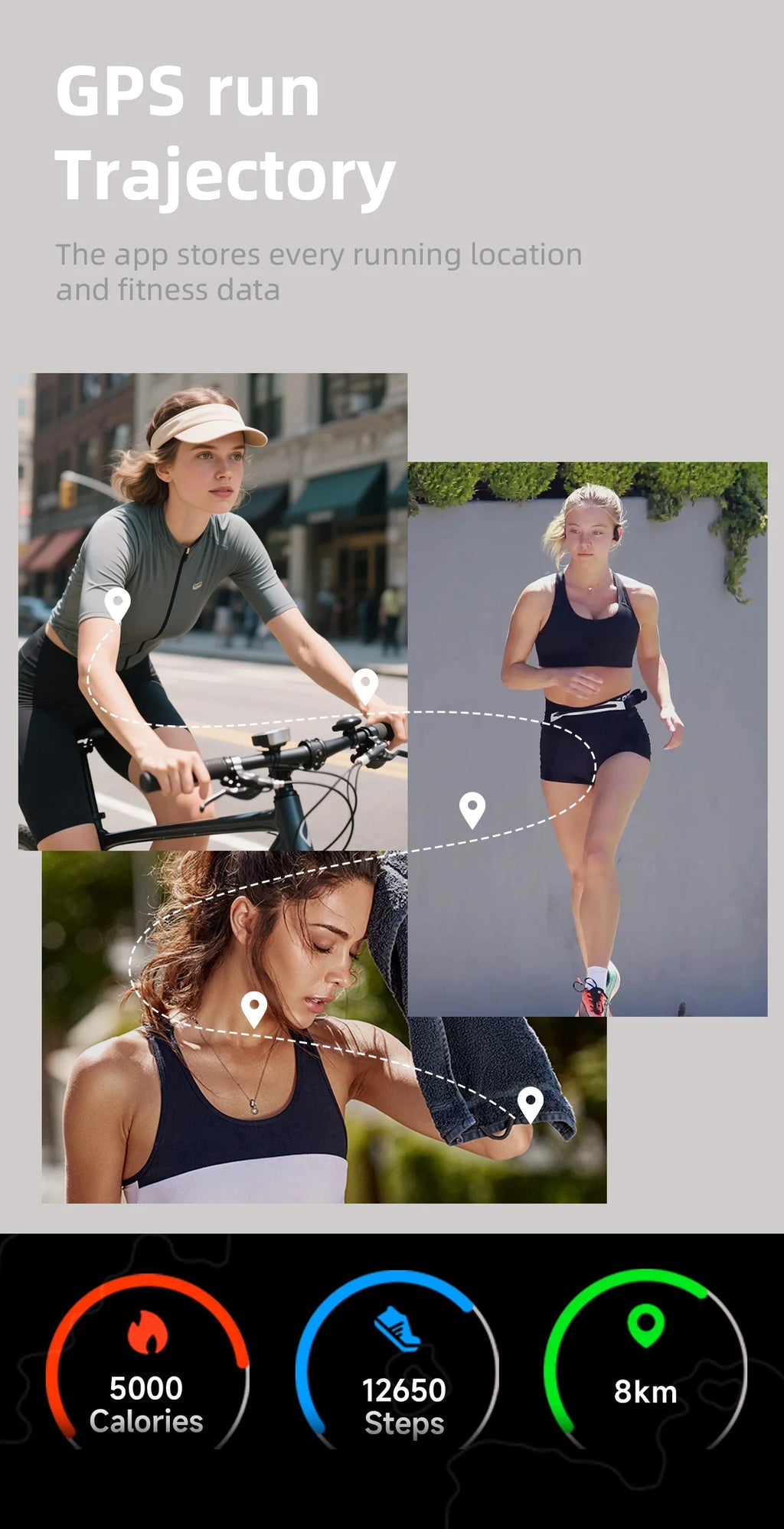 LIGE No Screen Smart Watch Woman Sports Outdoors Fitness Heart Rate Monitor 1ATM Waterproof New Smartwatch For Andrio IOS 2025