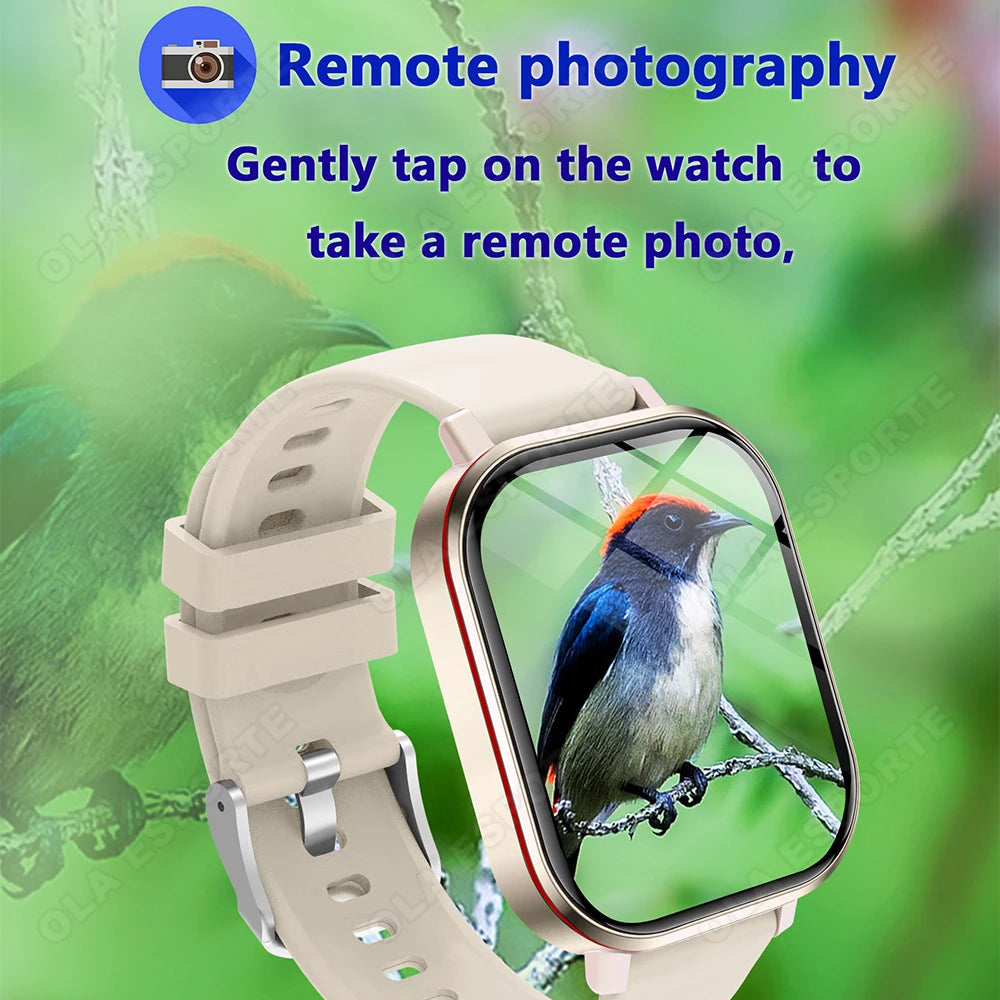 Multifunctional Smart Watch Men Women Bluetooth Connected Phone Music Fitness Sports Bracelet Sleep Monitor Smartwatch 2026 New