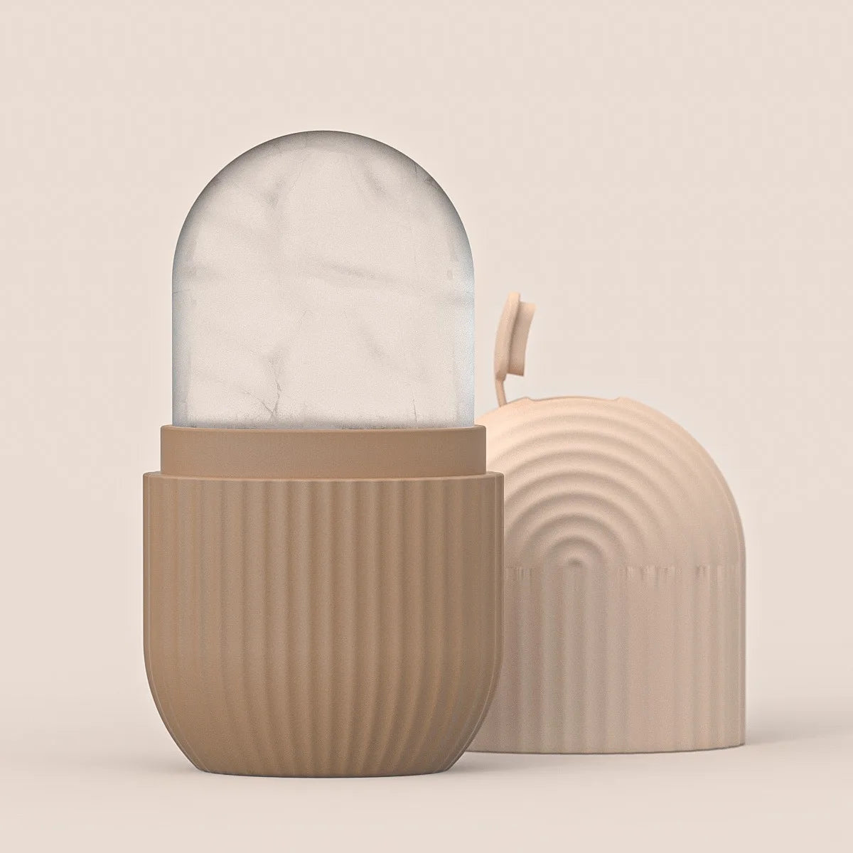 Ice Face Roller Ice Cube Beauty Massage Silicone Ice Mold For Eye Puffiness Ice Facial Roller Shrink Pores