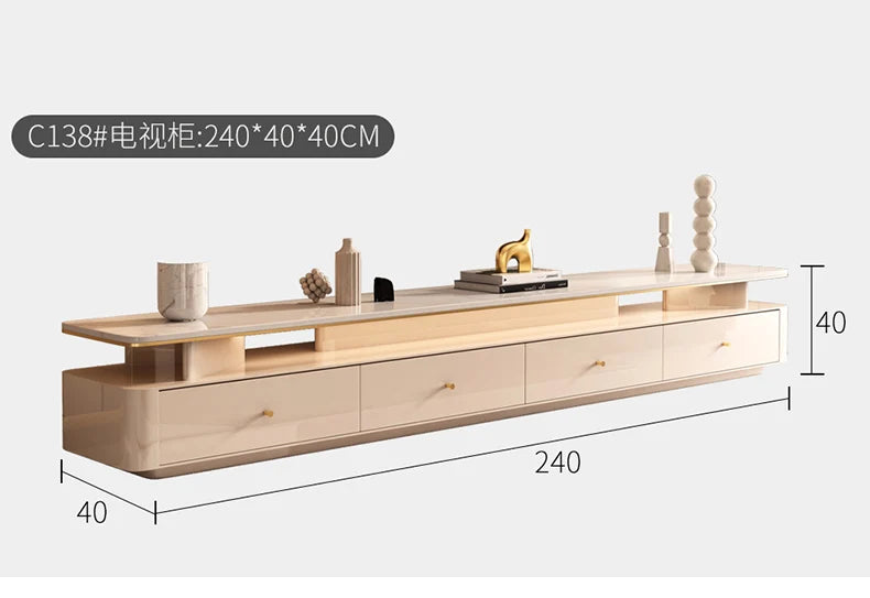Italian Designer Aesthetic Coffee Table Modern Drawer Unique Luxury Coffee Table Living Room Stolik Kawowy Salon Furniture Home
