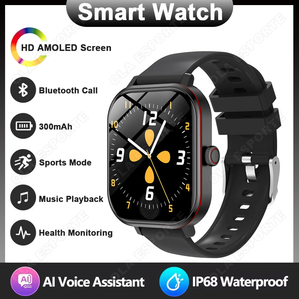 Multifunctional Smart Watch Men Women Bluetooth Connected Phone Music Fitness Sports Bracelet Sleep Monitor Smartwatch 2026 New