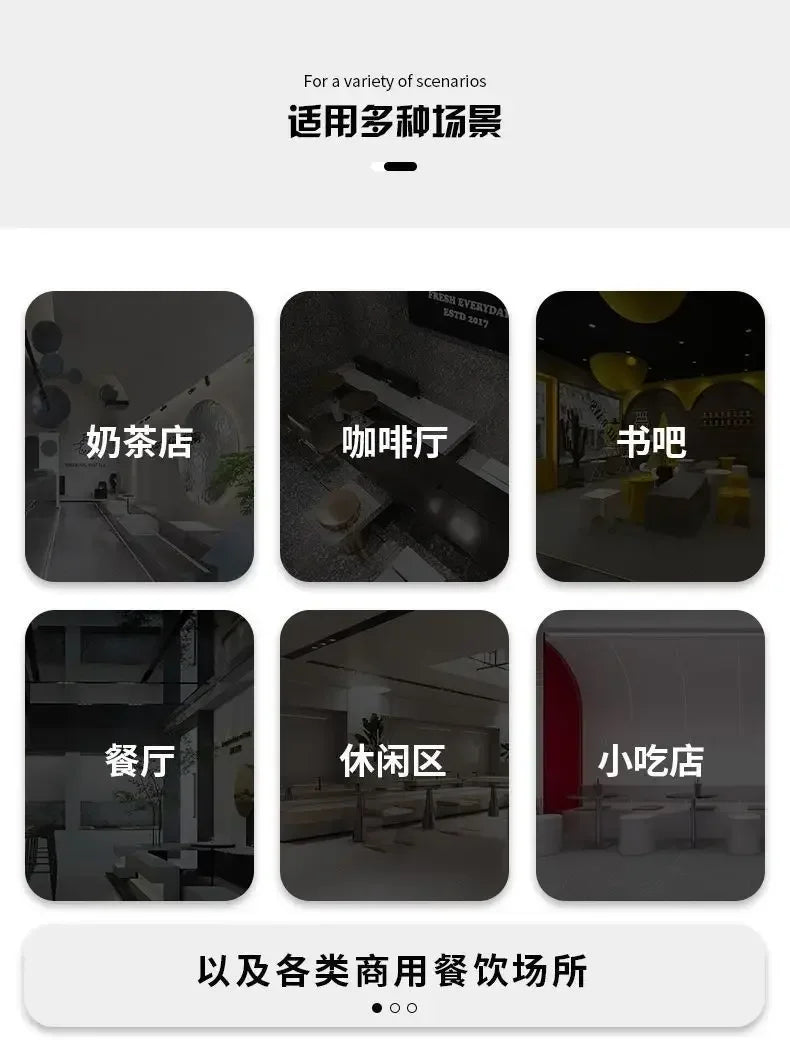 Nordic Creative Stainless Steel Dining Stool Home Light Luxury Living Room Sofa Side Table Balcony Storage Coffee Tables