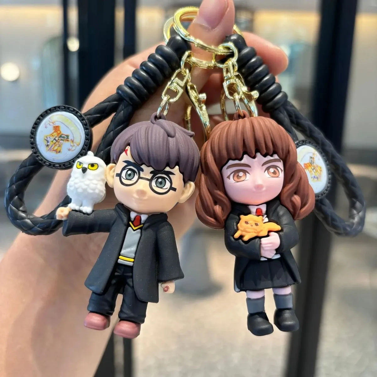 New Keychain for Harry Potter Anime Toys Bags Cute Doll Potter Pendant Couple Key Chain Halloween Christmas Gifts Jewelry 2026