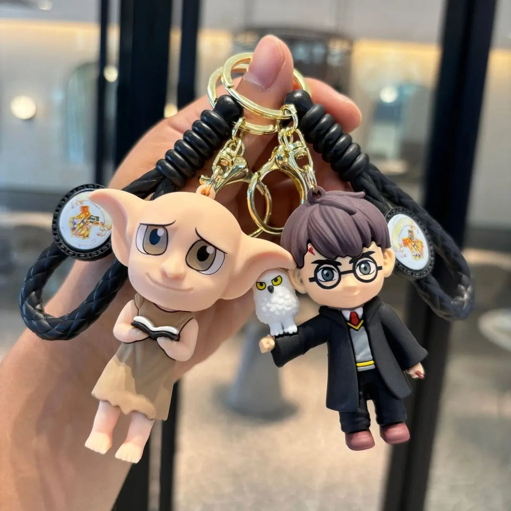 New Keychain for Harry Potter Anime Toys Bags Cute Doll Potter Pendant Couple Key Chain Halloween Christmas Gifts Jewelry 2026