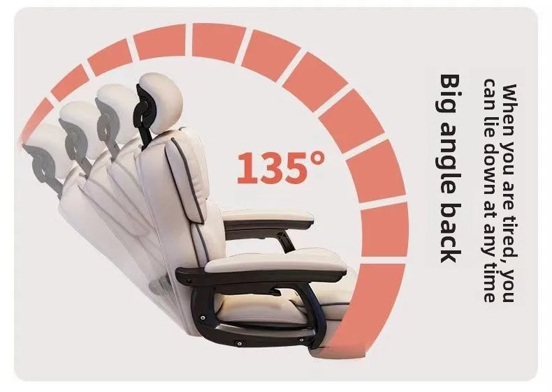 Computer Chair Reclining Comfortable Sedentary Gaming Chair Backrest Sofa Chair Desk Dormitory Live Study Swivel Chair Furniture