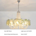 French Round  Murano Glass Chandelier led Pearl lamp for Living Dining Room Bedroom Kitchen Hanging Lamps indoor Hanging lamp
