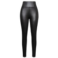 Women's Leather Tight-Fitting Pants High Waisted Sexy Elastic Hip Lift Pants Daily Casual Legging, dress code