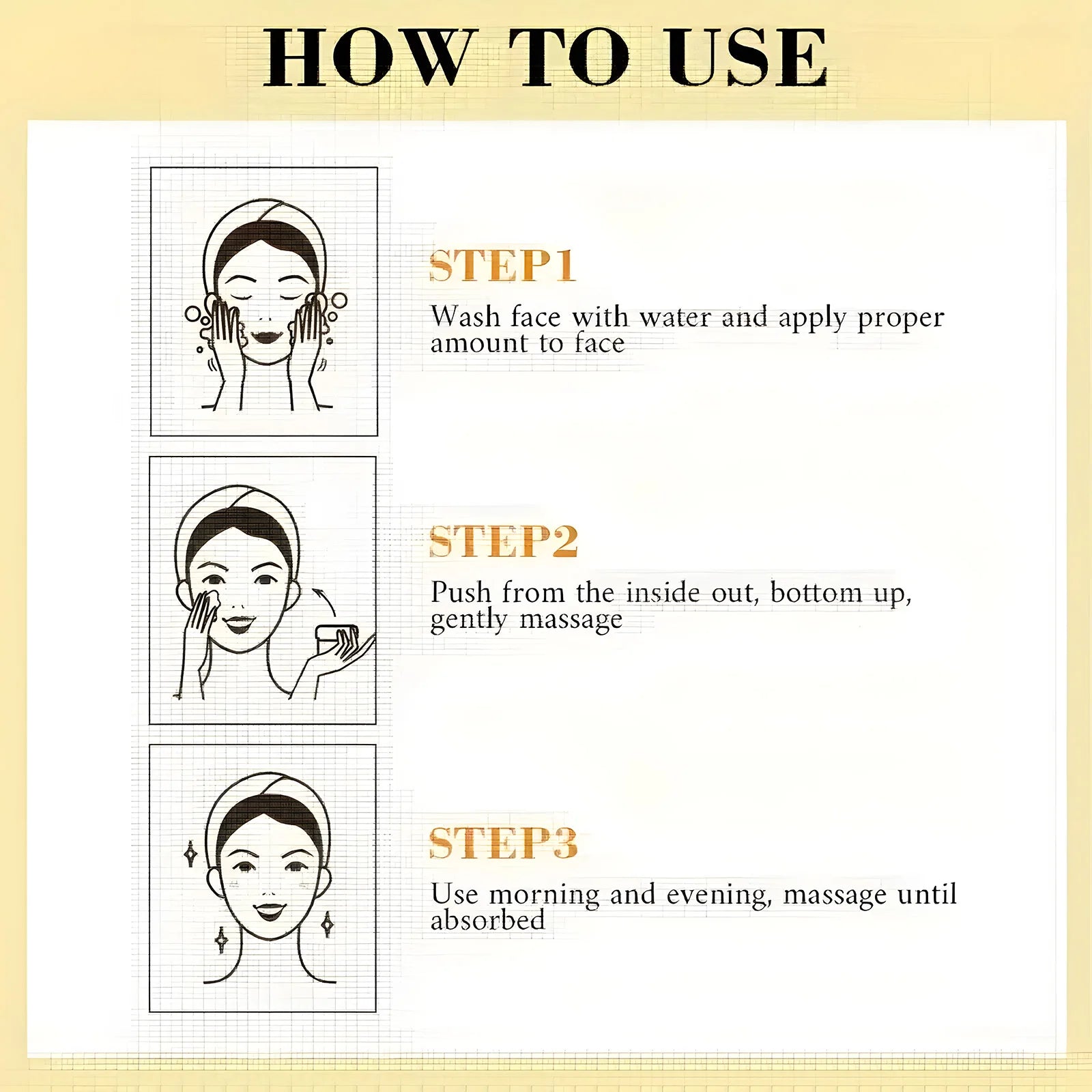 Turmeric & Bee Venom Cream Contains Collagen and Bee Venom Facial Care Moisturizing Cream Deeply Nourishes, Suitable for Dry, Rough and Skin
