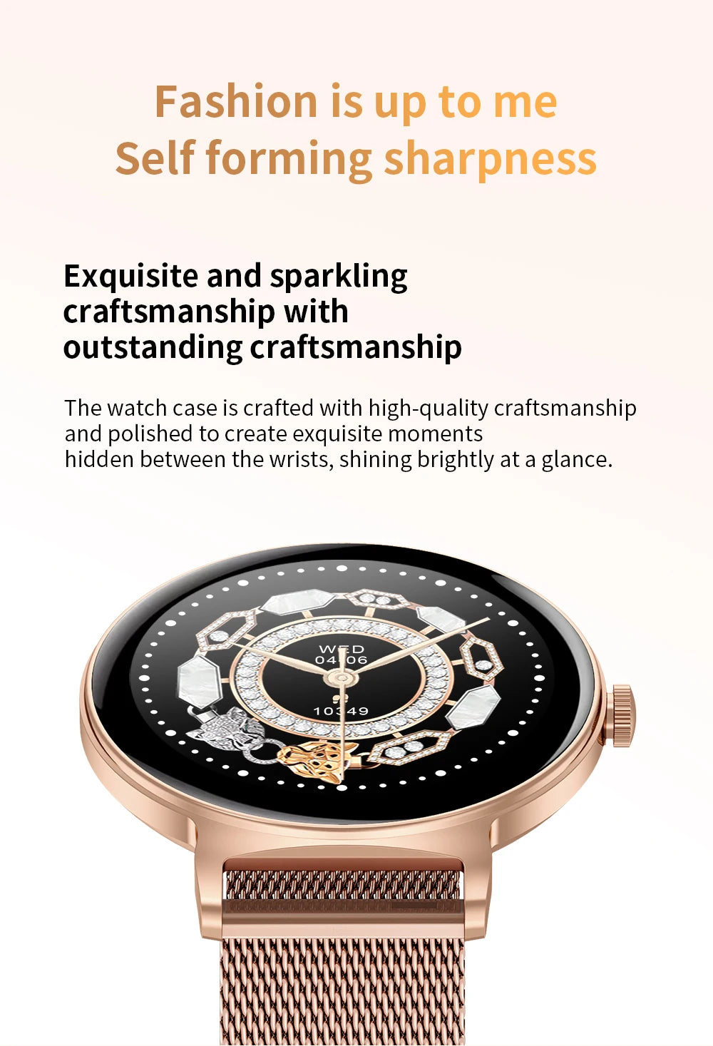 LIGE Ultra-thin Smart Watch Ladies Bluetooth Call Custom Dial Sport Heart Rate Health Tracking Watch Waterproof Women Smartwatch
