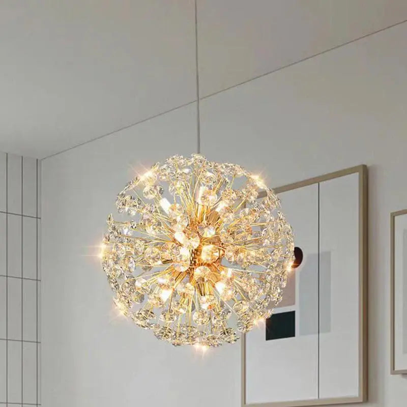 Modern Crystal Led Ceiling Pendant Lamps Home Decoration Hanging Light Fixture Dining Room Bedroom Living Room Chandelier Lustre