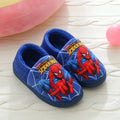 Children's Cotton Casual Shoes Winter Cartoon Non-slip Warm Home Indoor Shoe With Cotton Shoes Slippers BOY Kids Spiderman