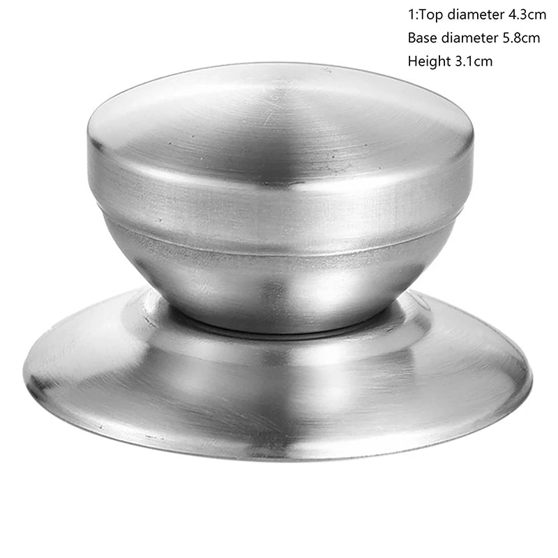 Replacement Stainless Steel Universal Pot Accessories Pan Lid Grip Anti Scalding Knob Handle Cover Kitchen Cookware Supplies