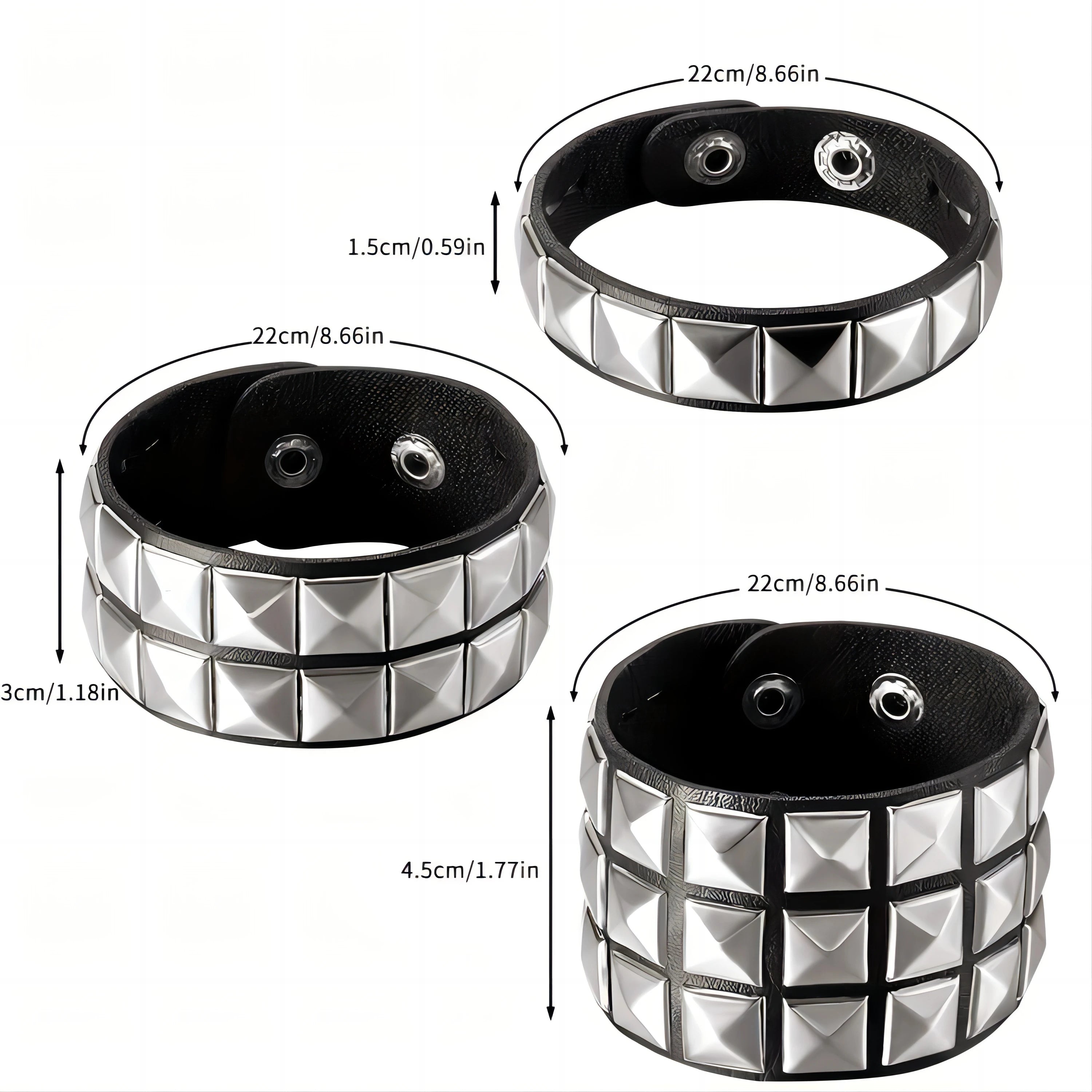 Fashion Gothic Punk Retro Multi Chain Street Dance Bracelet For Cosplay Party Birthday Lovers Gifts