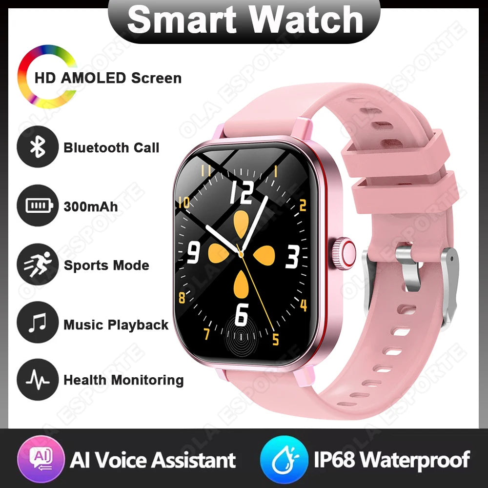 Multifunctional Smart Watch Men Women Bluetooth Connected Phone Music Fitness Sports Bracelet Sleep Monitor Smartwatch 2026 New