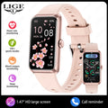 LIGE 1.47" Sports Band Fitness Tracker Watches for Women Men with Heart Rate Sleep Monitor IP68 Waterproof Pedometer Smart Watch