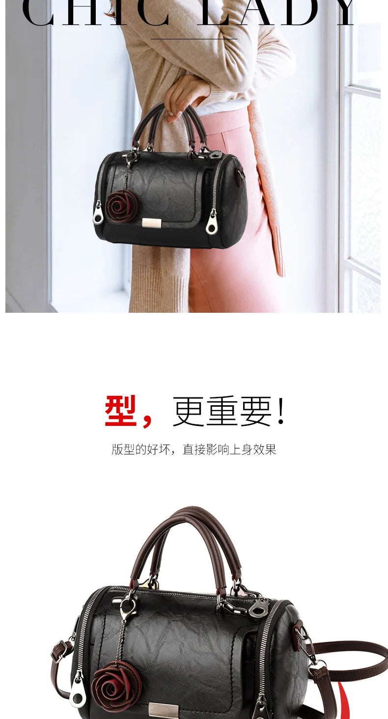 New  shoulder Bag for 2025 luxury designer handbag women Handbags leather Printed monogram single shoulder straddle bag