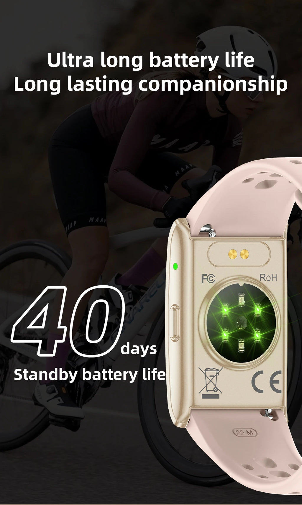 LIGE No Screen Smart Watch Woman Sports Outdoors Fitness Heart Rate Monitor 1ATM Waterproof New Smartwatch For Andrio IOS 2025