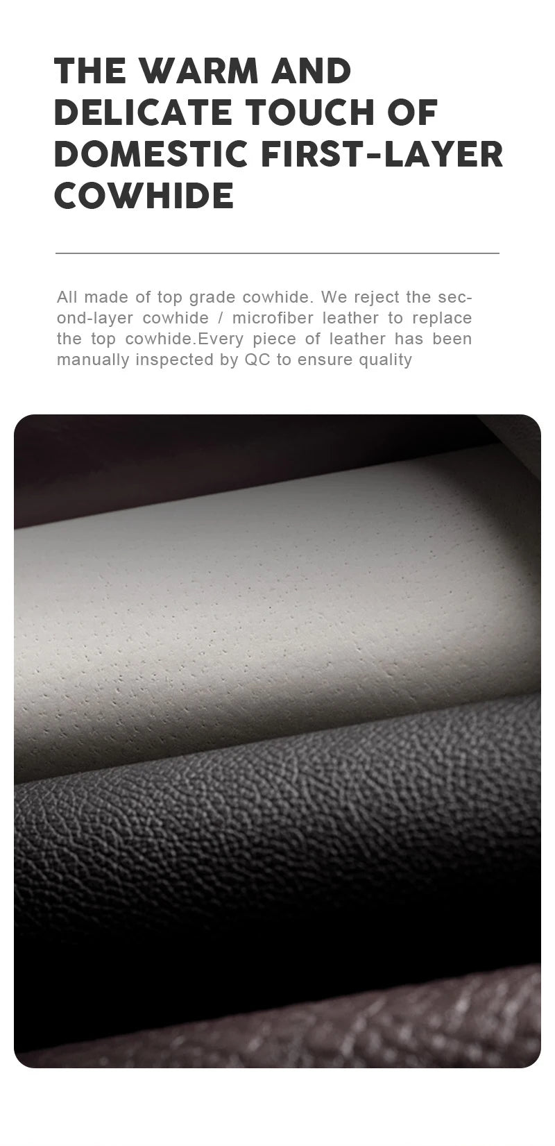 Top Layer Cowhide Classic Recliner Ottoman Light Rosewood Light   Walnut Armchair Swivel Lounge Chair Furniture Leisure Chair