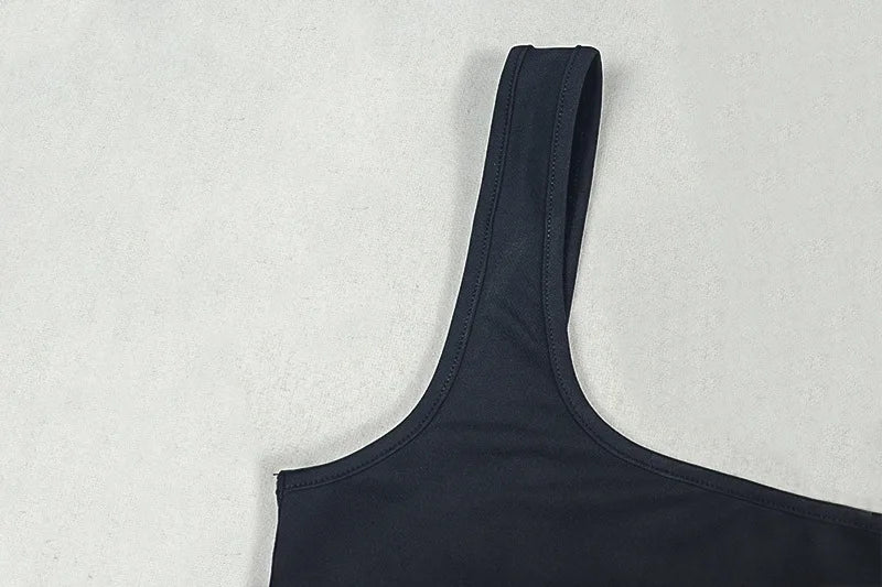 Waistless Jumpsuit Women Sexy Backless Sleeveless Summer Solid Stretch Skinny Midnight Activity Workout Slim Overalls