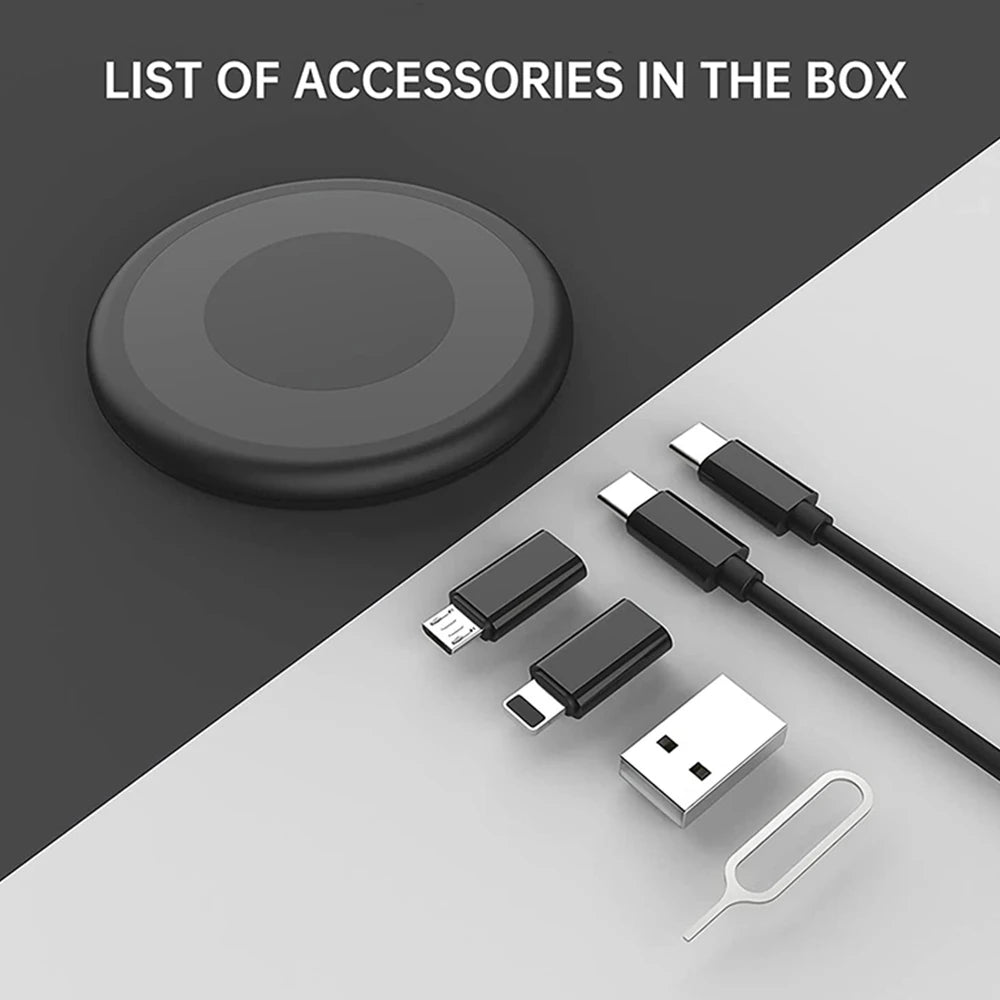 6 in 1 Circle Box Multi Usb Charging Adapter Cable Kit USB Charge Cable Travel Adapters For Traveling